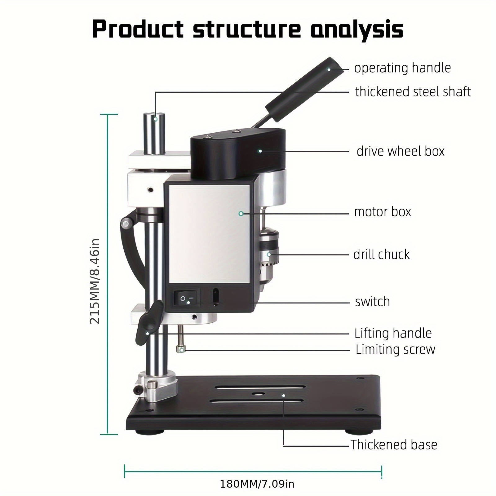 Mini kit de suporte de imprens - Mini Bench Drill Press Variable Speed avaliação e preço