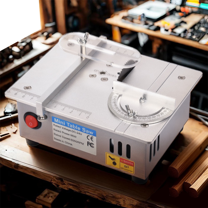 Mini Serra De Mesa Elétrica Mu - Mini Circular Table Saw Diy Woodworking avaliação e preço