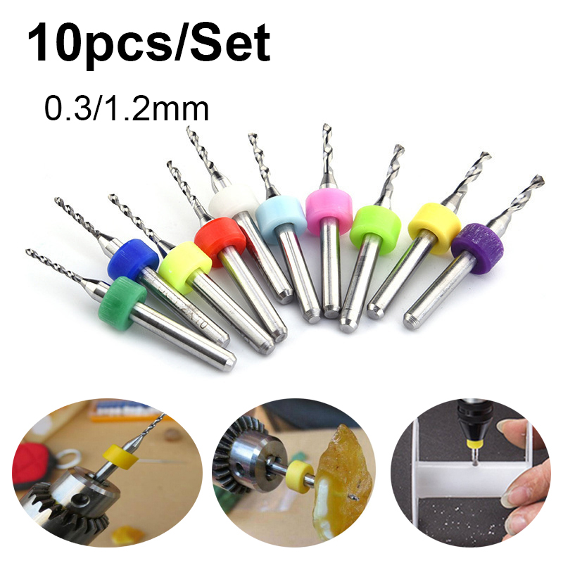 Conjunto de 10 Brocas Micro de - Pcb Micro Carbide Drill Bits 0.3-1.2Mm avaliação e preço
