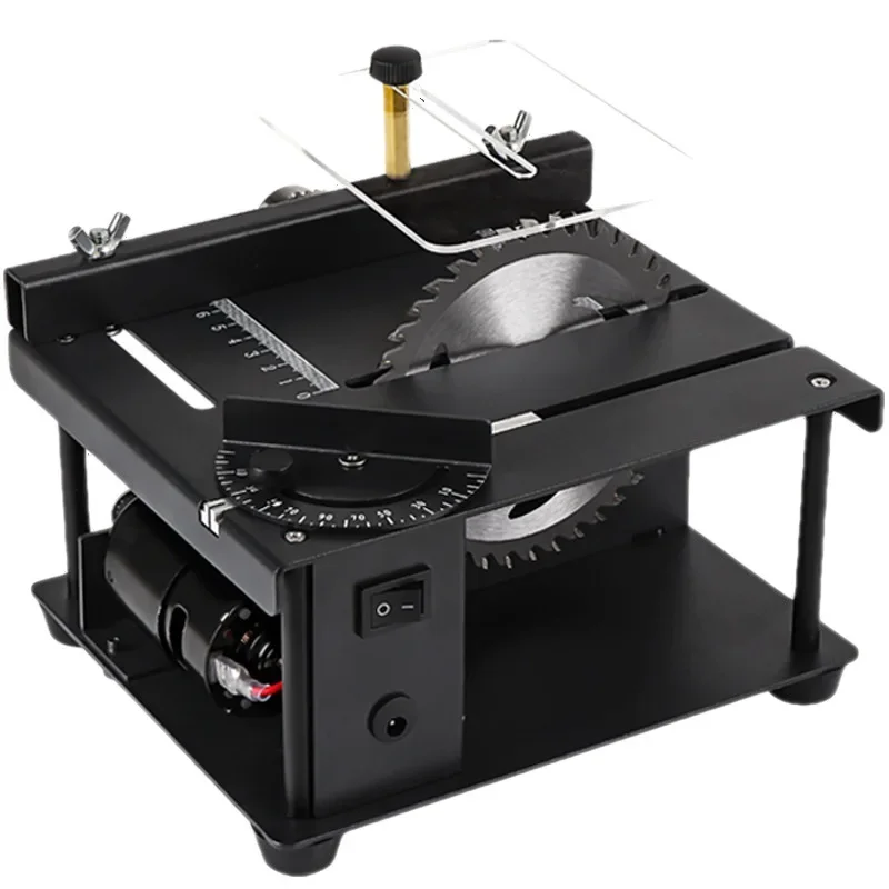 Mini serra de mesa, serra pequ - Mini Circular Table Saw Diy Woodworking avaliação e preço