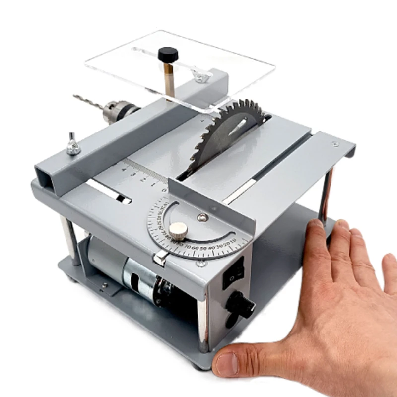 Serra de Mesa Multifuncional P - Mini Circular Table Saw Diy Woodworking avaliação e preço