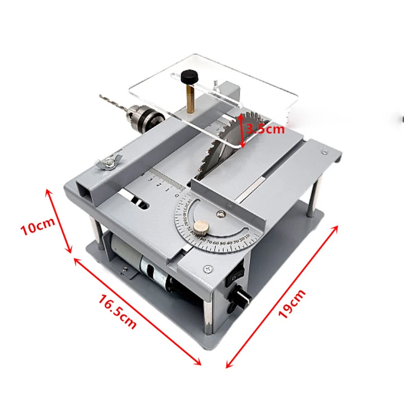 Serra de Mesa Multifuncional P - Mini Circular Table Saw Diy Woodworking avaliação e preço