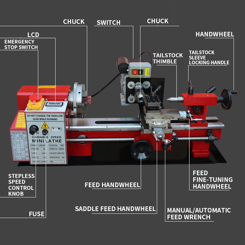 Máquina CNC multifuncional de  - Micro Wood Turning Lathe Beads Machine avaliação e preço