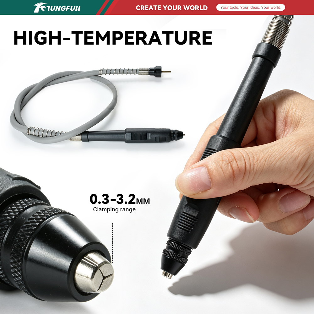 Eixo Flexível para Ferramenta  - Flexible Shaft Rotary Tool Extension Chuck avaliação e preço