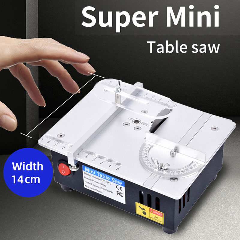 Serra de Mesa Elétrica Multifu - Mini Circular Table Saw Diy Woodworking avaliação e preço
