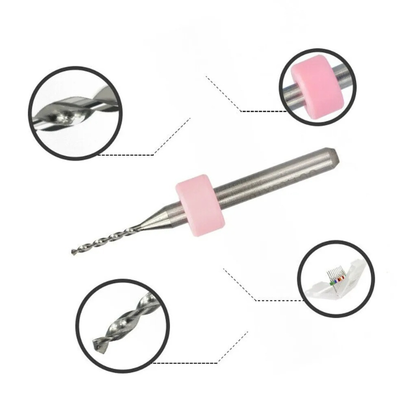 Brocas Helicoidais de Carbonet - Pcb Micro Carbide Drill Bits 0.3-1.2Mm avaliação e preço