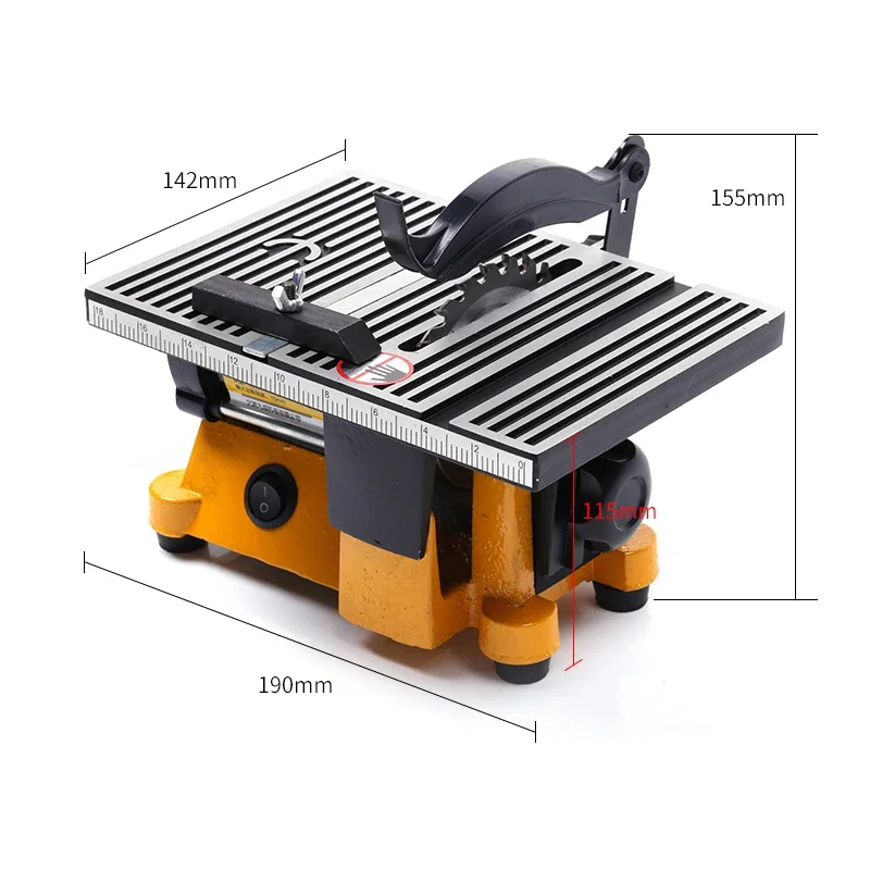 Serra de Mesa Mini JIF-DC-100  - Mini Circular Table Saw Diy Woodworking avaliação e preço