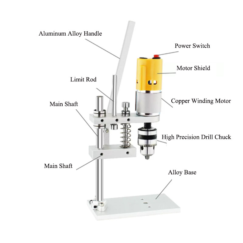 Mini Furadeira de Bancada DC79 - Mini Bench Drill Press Variable Speed avaliação e preço