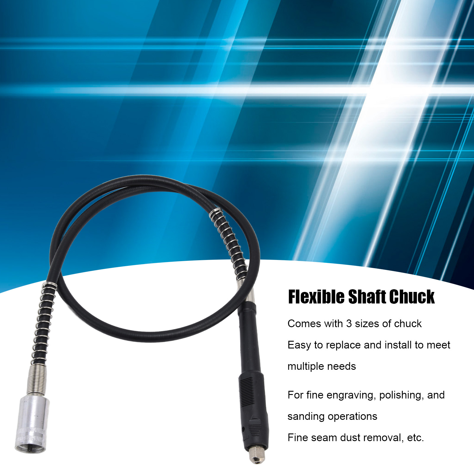 Eixo de extensão para furadeir - Flexible Shaft Rotary Tool Extension Chuck avaliação e preço