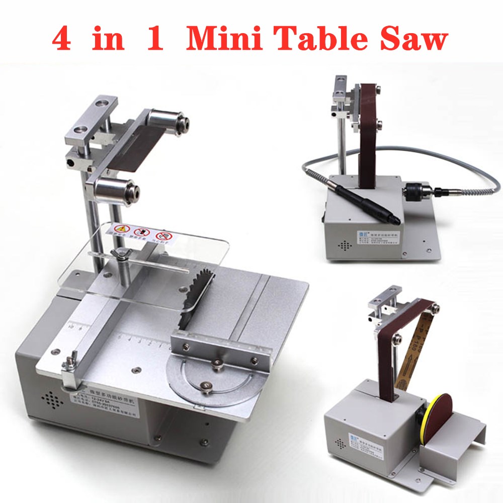 Lixadeira elétrica de correia  - Mini Circular Table Saw Diy Woodworking avaliação e preço